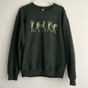 Dancing skeleton sweatshirt